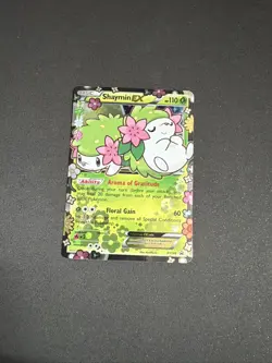 Pokemon Shaymin EX Full Art Promo Holo XY148 Black Star Pokemon TCG Card - Image 1