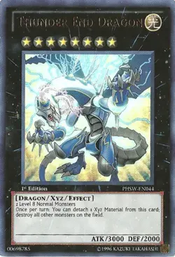 Yugioh! LP Thunder End Dragon - PHSW-EN044 - Ultra Rare - Unlimited Edition Ligh - Image 1