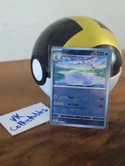 Swanna (Master Ball Reverse Holo) - White Flare - 026/086 - NM - Image 1