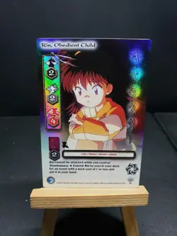 Rin Obedient Child No. 86 Rare Foil Inuyasha Score TCG Trading Card Game - Image 1