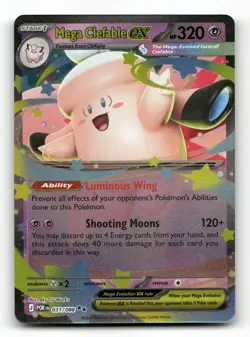 Mega Clefable ex 031/088 - Perfect Order - Pokemon Card NM/M - Image 1