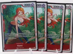 One Piece Card Game - Nami OP01-016 - R - Holo - 4x Playset - Ultra Deck - Image 1