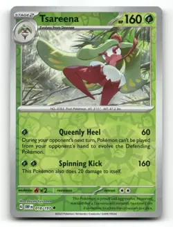 Tsareena 018/197 - Obsidian Flames Reverse Holo - Pokemon Card NM/M - Image 1