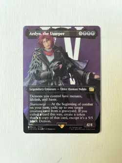 Ardyn, the Usurper Borderless Surge Foil R 0524 Final Fantasy FIN MTG NM+ - Image 1