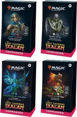 Magic the Gathering: Lost Caverns of Ixalan Commander Decks Set-of-4 card box - Image 1
