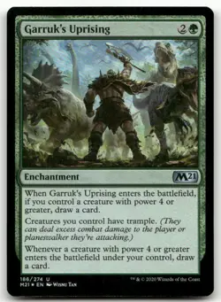 Garruk's Uprising #186 (Foil) (NM) Core Set 2021 M21 Magic MTG - Image 1