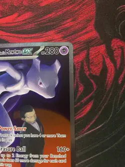 Pokemon Team Rocket's Mewtwo ex 281/217 Ascended Heroes SIR NM - Image 2