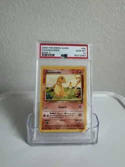 PSA 10 Charmander Base Set 2 #69/130 2000 Pokemon Card - Image 2