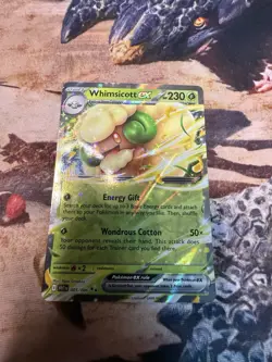 Whimsicott EX Double Rare SV White Flare, Card 005/086, Near Mint Condition - Image 1