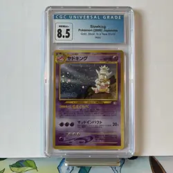 Slowking Pokemon (2000) Japanese Gold, Silver, to a New World Holo CGC 8.5 - Image 1
