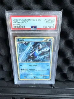 2010 POKEMON HEARTGOLD & SOULSILVER PROMO #HGSS02 LUGIA-HOLO PSA 6 - Image 1