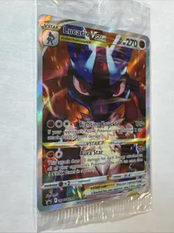 Pokemon TCG Lucario VSTAR Promo Crown Zenith SWSH291 Sealed Card Near Mint - Image 2