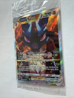 Pokemon TCG Lucario VSTAR Promo Crown Zenith SWSH291 Sealed Card Near Mint - Image 3