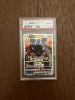 PSA 10 LUCARIO VSTAR SWSH291 BLACK STAR PROMO CROWN ZENITH ETB POKEMON - Image 1