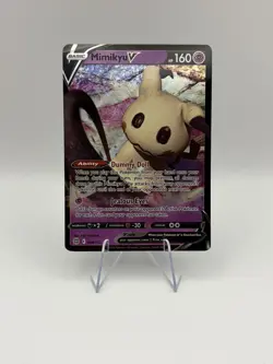 Mimikyu V 68/172 Sword & Shield Brilliant Stars Ultra Rare Pokemon Card 2022 - Image 1