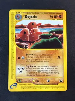 Dugtrio 52/144 Skyridge Regular Pokemon S45 - Image 1