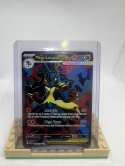 Pokemon TCG Holo Ultra Rare Full Art Mega Lucario EX 160/132 - Image 1