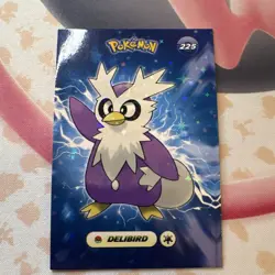 Pokemon Delibird Shiny Card Database 225 Alternative Art Holo Card - Image 1