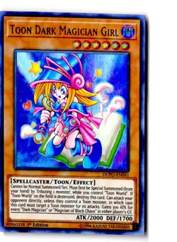 Toon Dark Magician Girl DUPO-EN041 Ultra Rare Duel Power Yu-Gi-Oh 1st Edition LP - Image 1