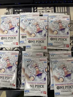 10x One Piece Card Game Op05 Awakening Of The New Era Sealed Packs - Image 1