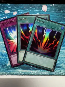 Yugioh! Mirror Force + 2x Raigeki LCKC-EN088 Ultra Rare Near Mint - Image 1