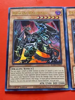3x Bystial Baldrake | BLMR-EN069 | MISPRINT | NM | 1st Editions | YuGiOh! - Image 4
