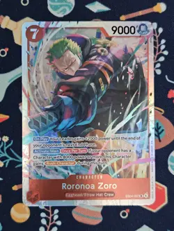 Roronoa Zoro (Foil) (EB04-007) SR One Piece Adventure on Kami's Island OP15-EB04 - Image 1