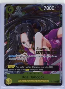 Boa Hancock | Prerelease Winner Promo Card | P-115 One Piece TCG SEALED - Image 1