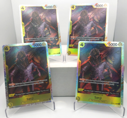 Sanji Playset - OP04-104 x4 - PRB01 Reprint - One Piece TCG - English - Image 1