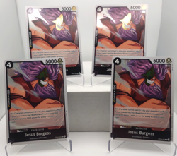 Jesus Burgess Playset - OP09-086 x4 - PRB02 Reprint - One Piece TCG - English - Image 1