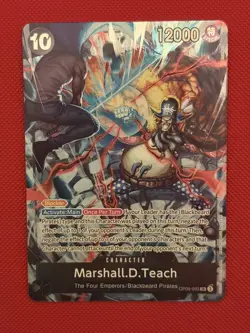 Marshall.D.Teach OP09-093 Alt Art SR One Piece English Version 2nd Anniversary - Image 1