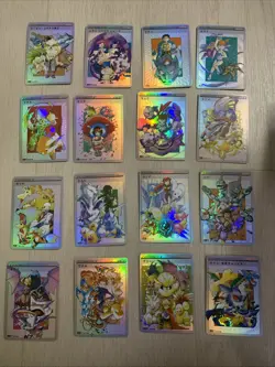 Reserve For Peja Pokemon Trainer Art Style Card Doujin Anime - Image 1