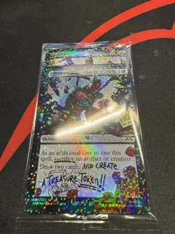 MTG Deadpool, Trading Card Secret Lair Confetti Pool Party Foil 7129 Sealed - Image 3