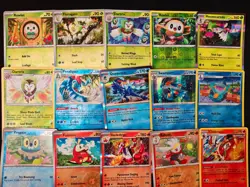 76 Starters 15 Holo Pokemon Cards TCG Gen 1 To 9 Like New 3 Pikachu Too! - Image 2