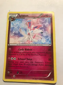 Sylveon - 72/111 - XY Furious Fists Non Holo Rare Pokemon Card - LP - Image 1