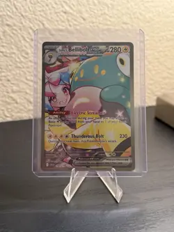 Pokemon TCG Iono's Bellibolt EX Journey Together Ultra Rare Holo Card 183/159 - Image 3