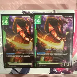Gundam Card Game - Char's Gelgoog LR - Newtype Rising GD01-023 (Comes with 2x) - Image 2