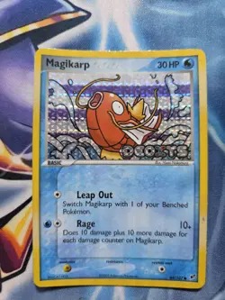 Pokemon TCG Magikarp Card Ex Deoxys Reverse Holo Stamped 64/107 - Image 1