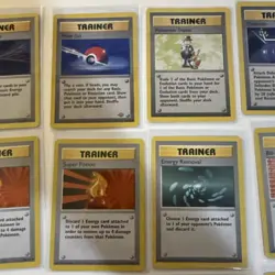 Vintage Pokemon 15 Cards Lot Trainer WOTC Base Set Bill Poke Ball Trader Pokedex - Image 3