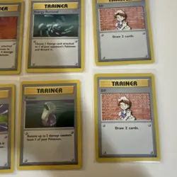 Vintage Pokemon 15 Cards Lot Trainer WOTC Base Set Bill Poke Ball Trader Pokedex - Image 5