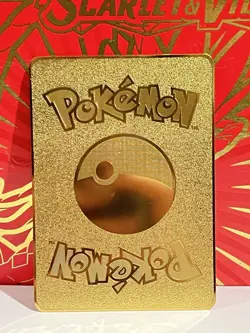 Eevee I choose You! Love Gold Metal Inspired Pokemon Card- Collectible/Gift - Image 2