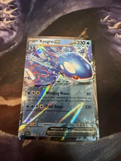 Pokemon TCG Scarlet and Violet Kyogre EX SVP Promo Card 178 Azure Legends NM/MT - Image 1
