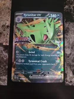 Tyranitar ex (Prismatic Evolutions Stamp) 064/131 Miscellaneous Cards & Products - Image 1