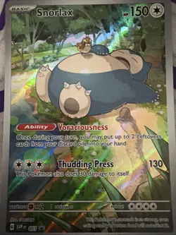 Snorlax 051 Sv: Scarlet & Violet Promo Cards Holo - Image 1