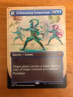 Echocasting Symposium - Borderless Secrets of Strixhaven MTG - Image 1