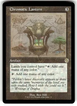 Chromatic Lantern - Schematic - Retro Artifacts - Near Mint - MTG - Image 1