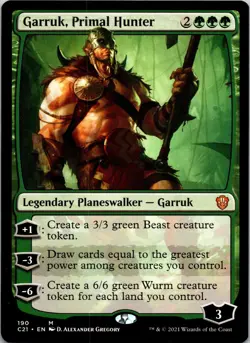 Garruk, Primal Hunter M Commander 2019 167 NM - Image 1