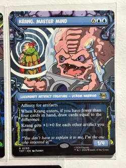 Teenage Mutant Ninja Turtles MTG - Krang Lot Of 3 Rare - Showcase Reg & Foil - Image 3