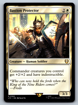 Bastion Protector - Lord of the Rings Commander - MTG - Image 1
