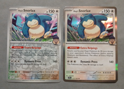 Pokemon TCG, Hop's Snorlax Holo & Reverse Holo Cards 117/159 Journey Together - Image 1